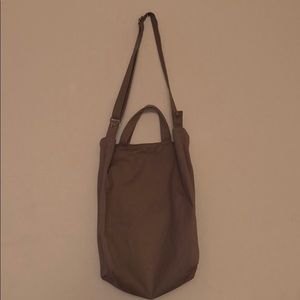 Tan Baggu tote